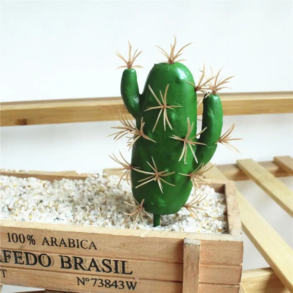 1Pc Artificial Succulents Plant Garden Miniature Fake Cactus DIY Home Floral Decoration Wedding Office Garden Decorative Plant images - 6