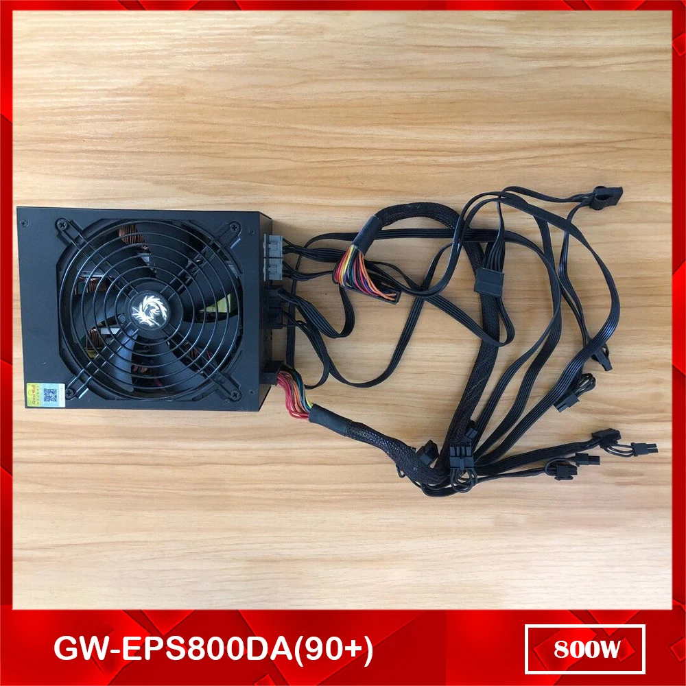 800W For Mining Power Supply for Great Wall GW-EPS800DA (90+) 20+4P SATA*6 6+2P*12 4P+4P*2 100% Test Before Shipment