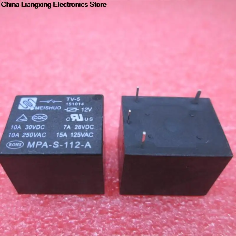 

10 шт. Новое реле Φ 12В MPAS112A 12VDC DC12V 12В DIP4
