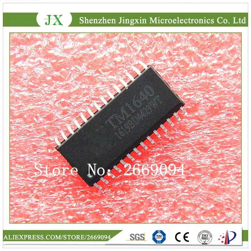100 шт./Лот Новый TM1640 LED 1640 цифровой трубчатый дисплей Драйвер IC SOP-28