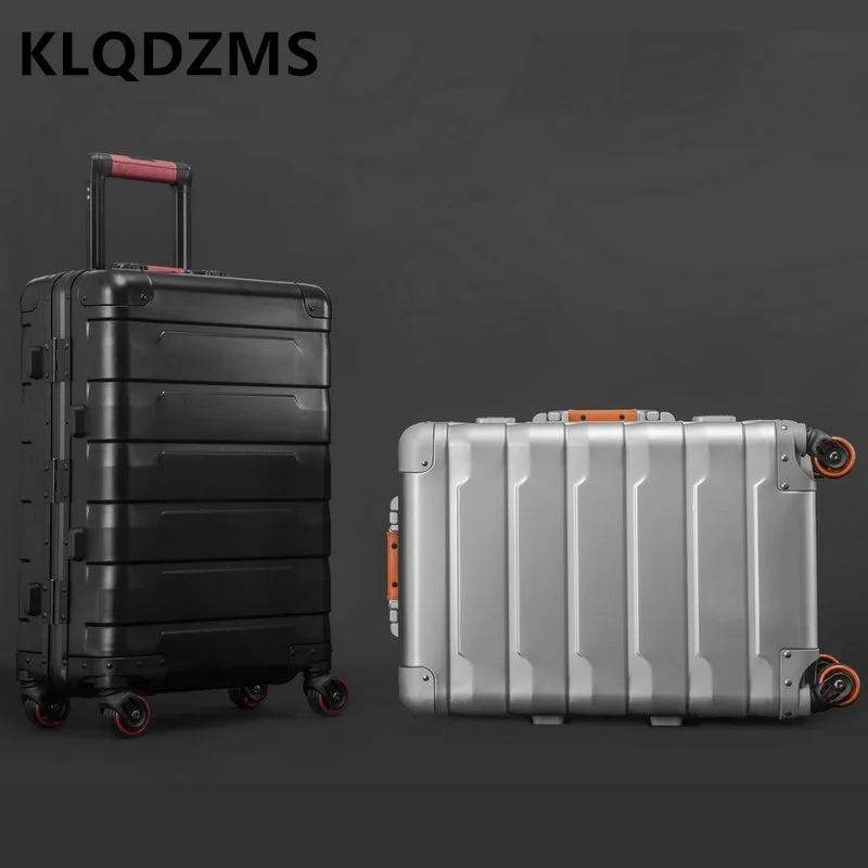 KLQDZMS High-quality All-aluminum-magnesium Alloy Trolley Case 20