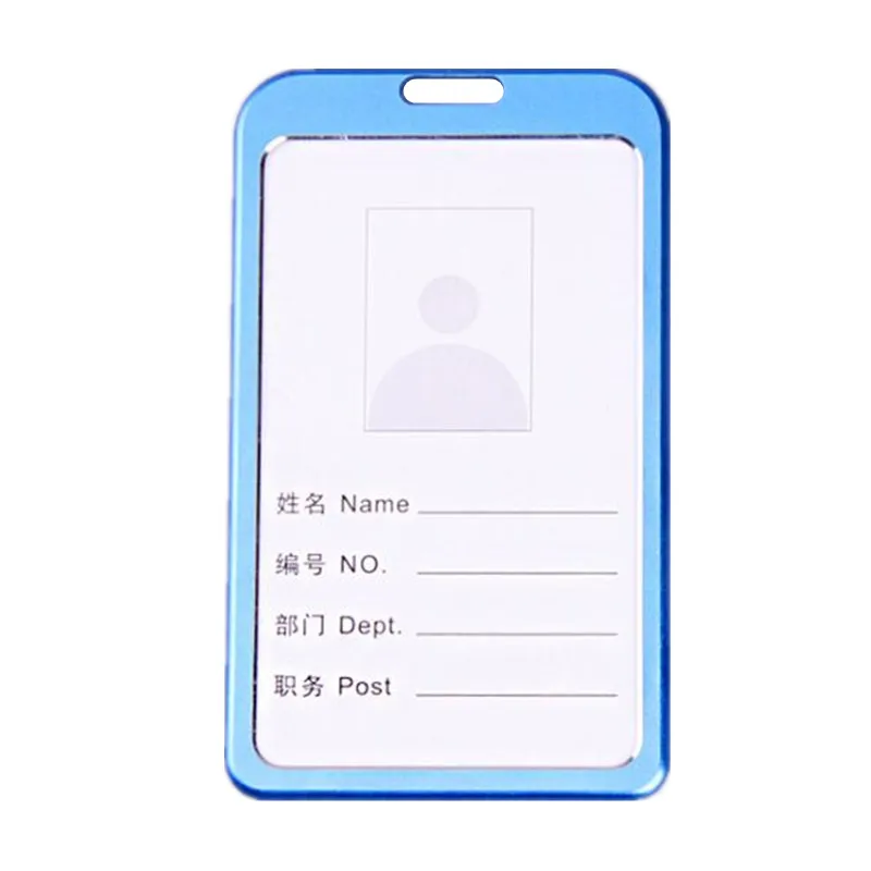 metal work card holder case pass access card cover employee name id card sleeve doctor nurse work certificate identity case free global shipping