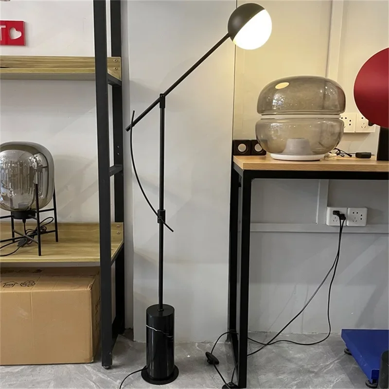 SEAN Nordic винтажный торшер современный простой черный светодиодный стоячий