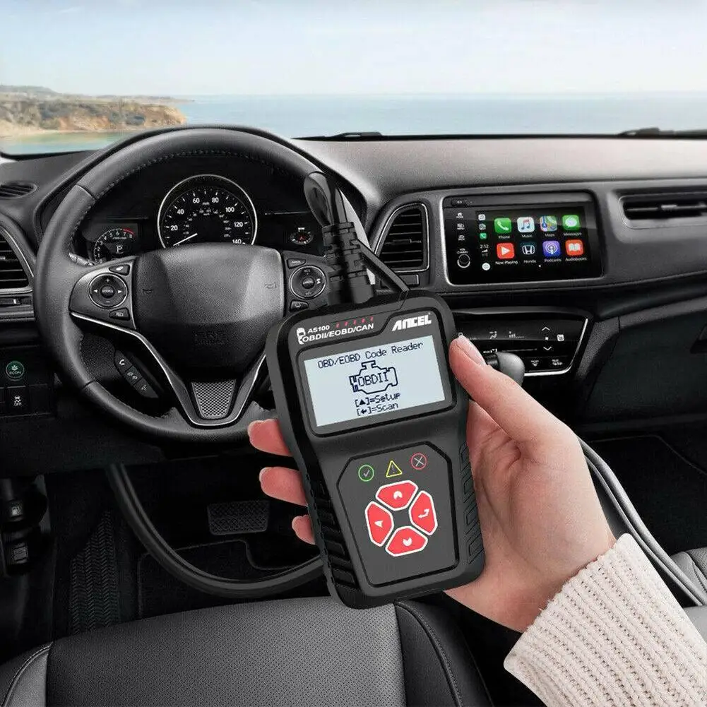 

Ancel As100 Obd2 Scanner Car Check Engine Automotive Fault Detector Code Reader Diagnostic Tool Display Monitor
