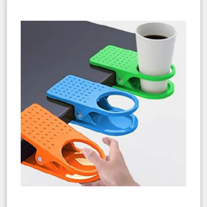 

Table Desk Water Cups Clip Drinklip Glass Cup Holder Mug Home Office Room Tumblerful Glass Clamp Water Stand Clip lin4970