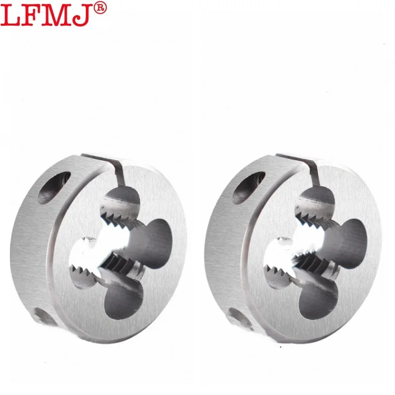 Регулируемая круглая матрица HSSE M8M9M10M11M12M13M14M15M16M18 X0.35 0 75 1 25 2 5 для режущей резьбы из