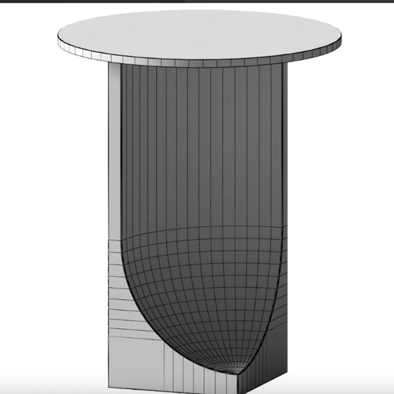 Фото xx-KUMUSI FURNITURE Современная мебель для гостиной: круглый кофейный столик со стеклянной столешницей №3