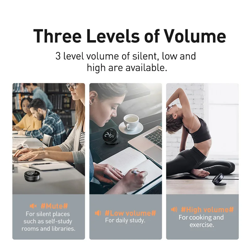 Магнитный будильник Baseus