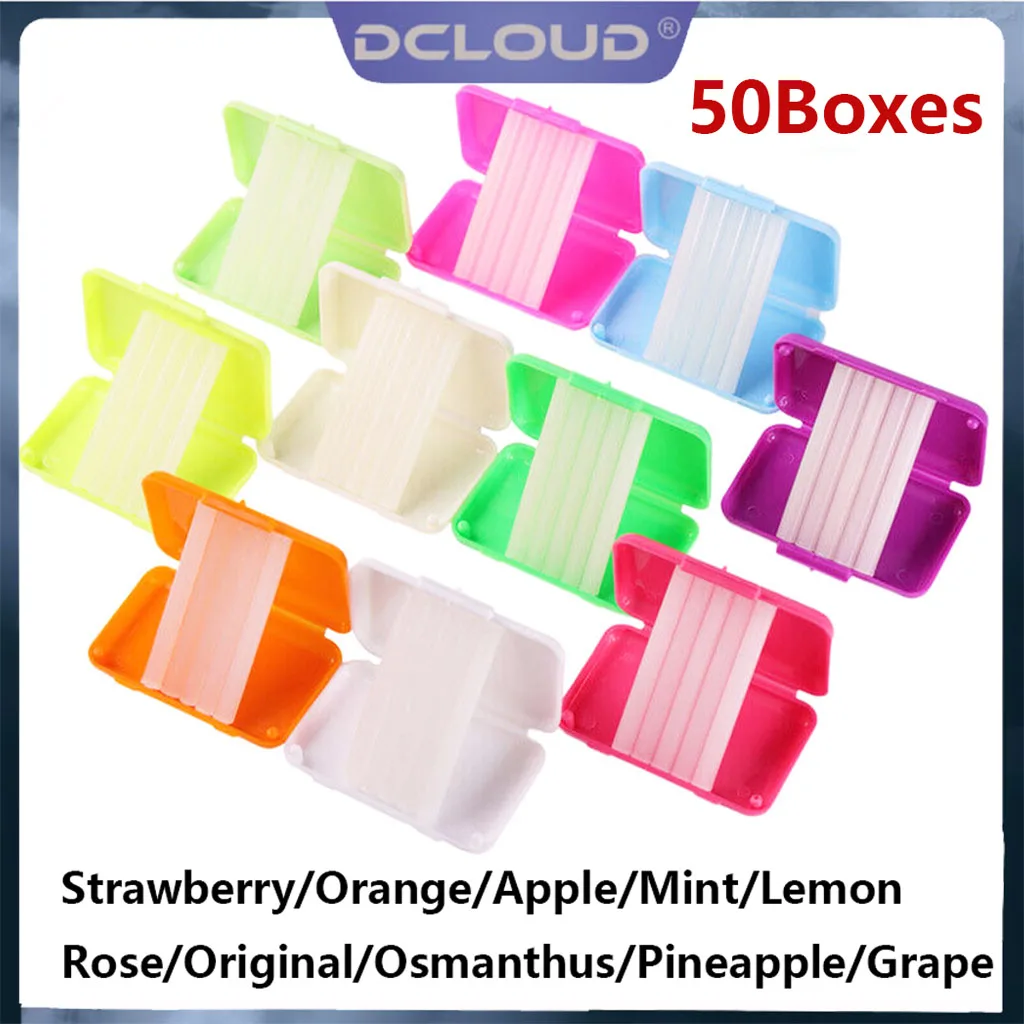 50 коробок стоматологические ортодонтические восковые полоски для брекетов