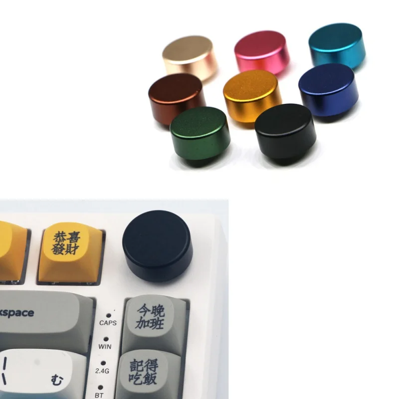 

Ik75/NJ80/GMMK Pro механическая клавиатура с рукояткой и колонной ручкой красный черный синий механический аксессуар для клавиатуры