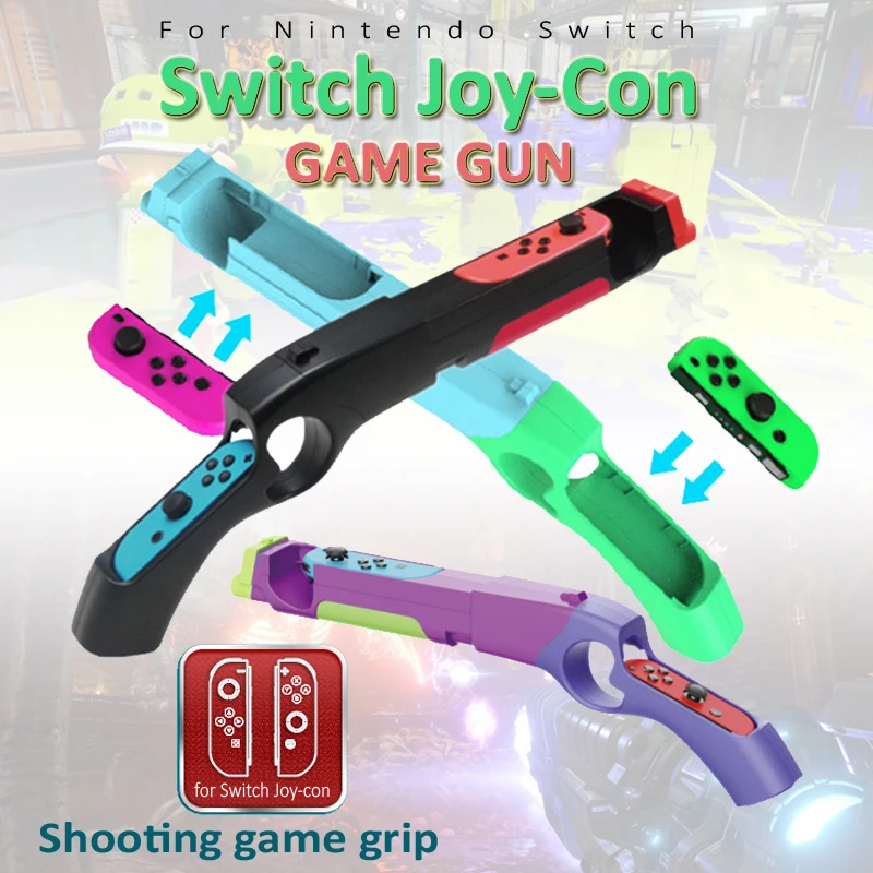 

Nintend Switch Joy-con Games Peripherals Handgrip Sense Shooting Gun Handle Joystick Holder for Nintendo Switch OLED Controller