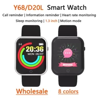 wholesale 2022 d60 smartwatch sport smart watch men put photo sleep fitness dial message reminder 1 44 inch iwo pk y88 y78 d30