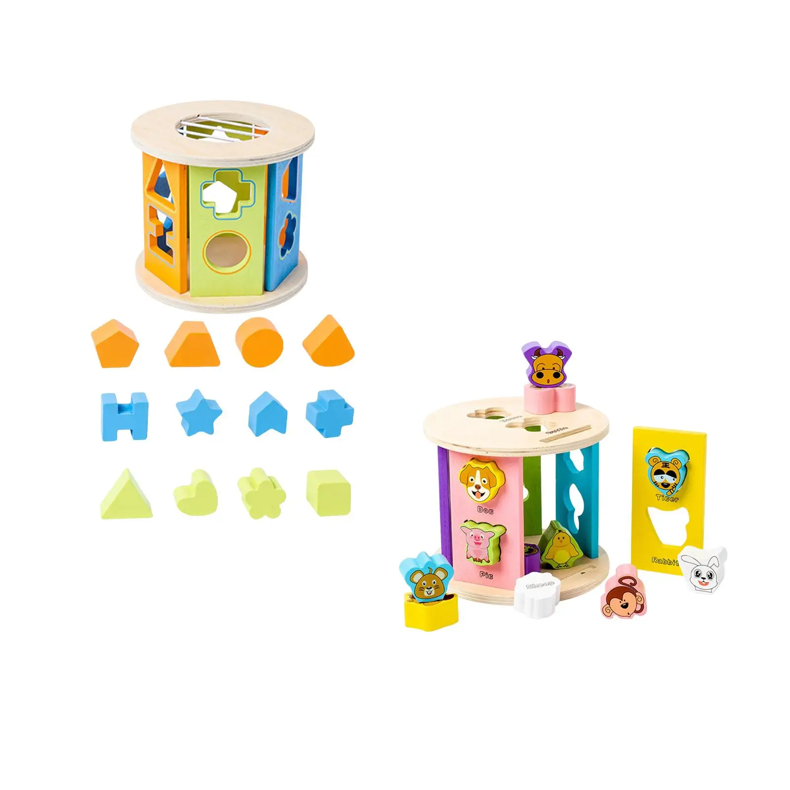 

Строительные блоки деревянной формы для раннего развития моторных навыков