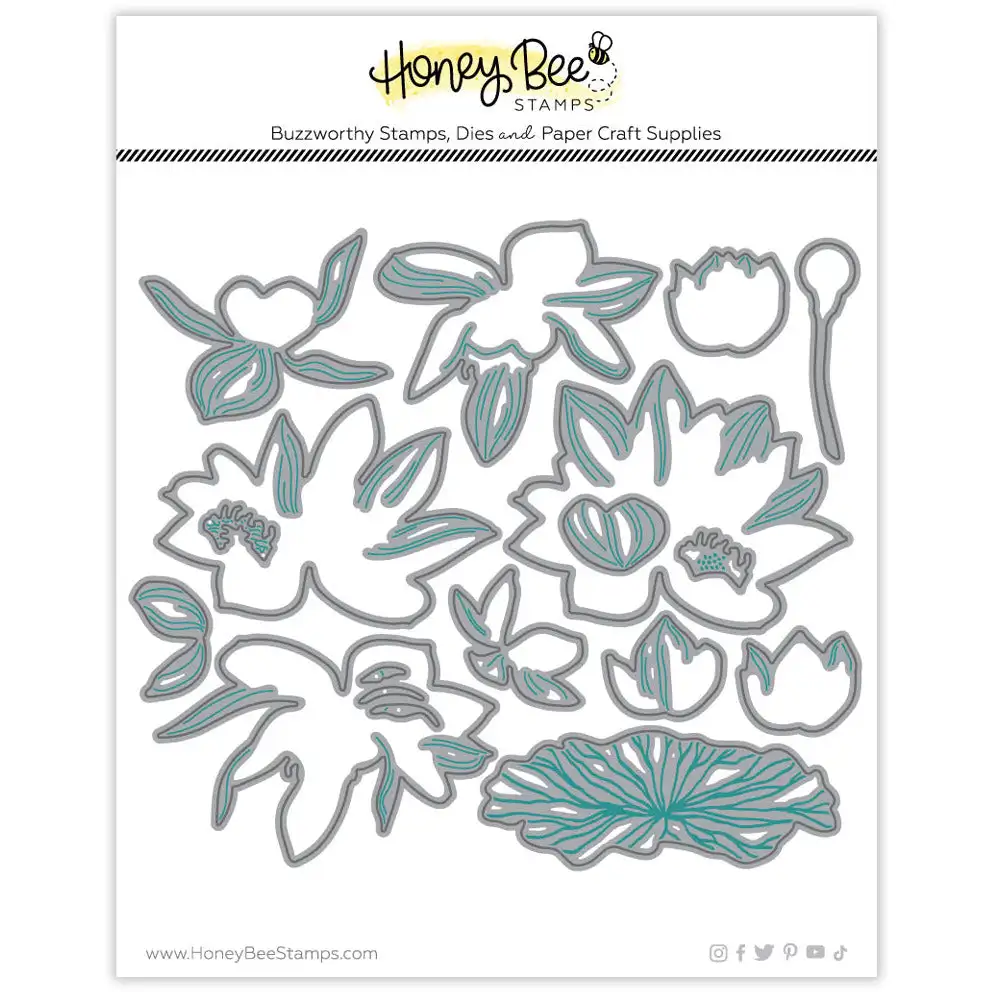 

2023 New Summer Water Lily Flower Metal Cutting Dies Scrapbook Diary Decoration Embossing Template Diy Greeting Card Blade Punch