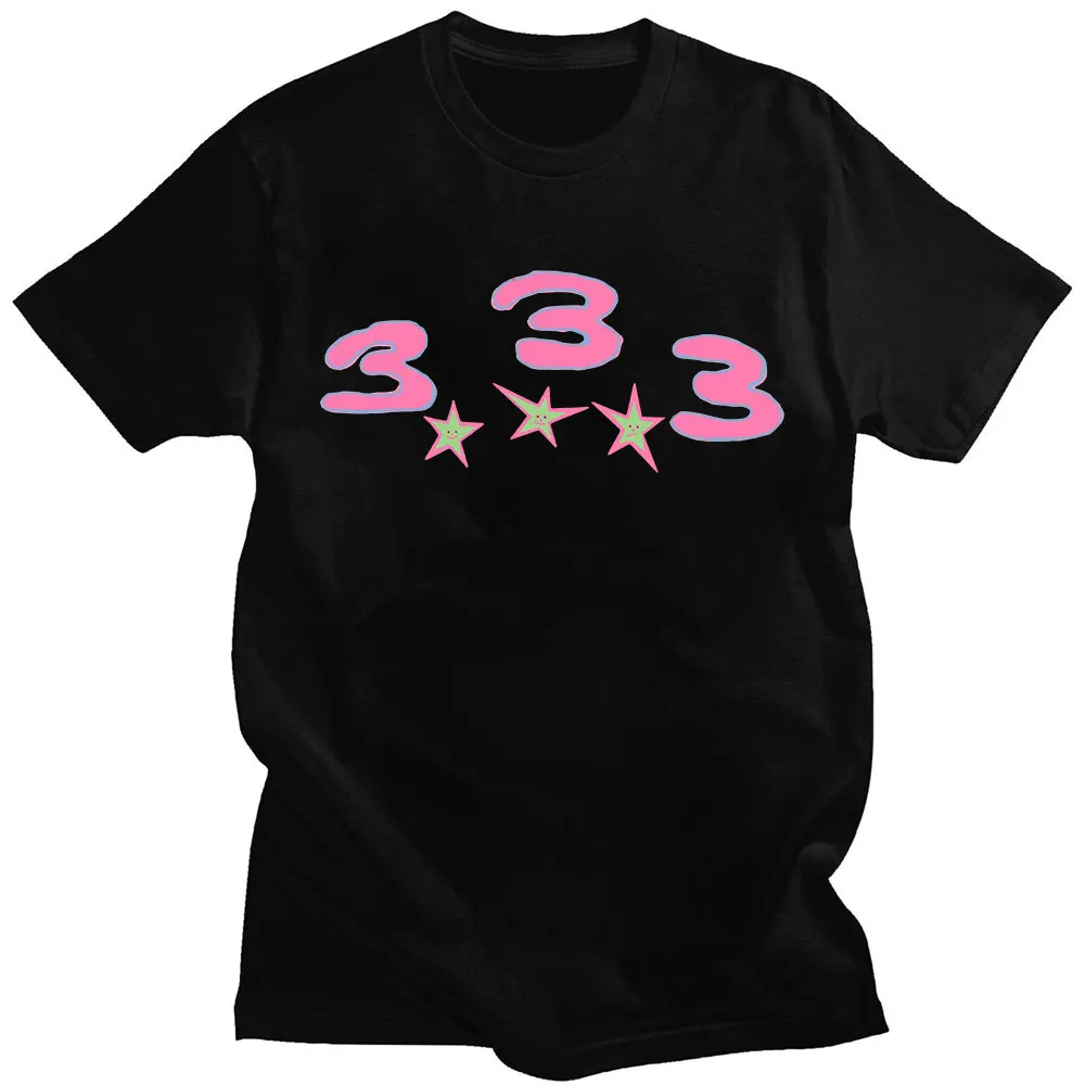 

Swedish Rapper Bladee 333 T Shirts Summer Men T-shirt Casual Short Sleeve Music Album Graphic Print Tee Shirt Hip Hop Streetwear