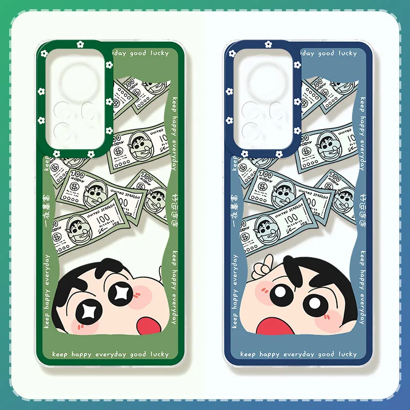 

Cartoon Crayon ShinChan Money Case for Samsung Galaxy Note 20 10 A32 A52S A52 A72 S23 S22 Ultra S21 S20 FE S10 Plus Soft Cover