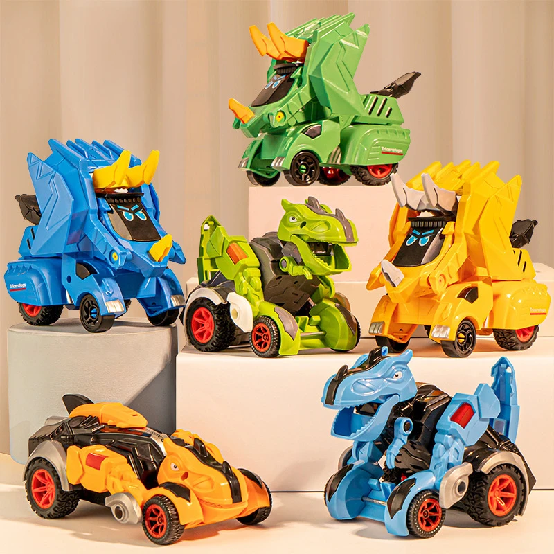 

2 в 1 монстр-Трак, автомобиль-трансформер, игрушка для детей, автомобиль-динозавр, игрушки-трансформеры для мальчиков, фигурки-трансформеры, игрушки-роботы