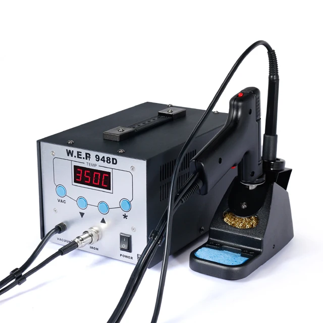

948D upgrade version 2 in 1 BGA electronic Vacuum Soldering Desoldering iron Pump Solder Sucker Station