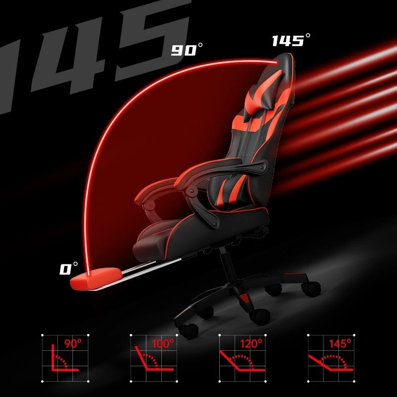 Компьютерное эргономичное кресло GUIG с подставкой для ног цвет в ассортименте