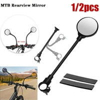 12pcs bicycle mirror mtb road bike rearview handlebar mirrors bike accessories angle adjustable cycling rear view mirror