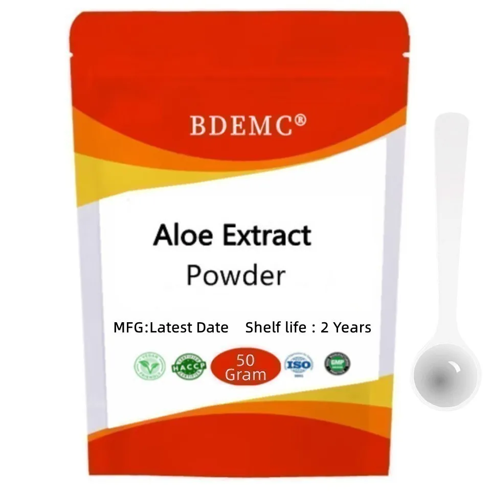 

Natural Aloe Extract Powder / Vera / Cosmetic Raw / Anti Aging / Skin Whitening and Moisturizing