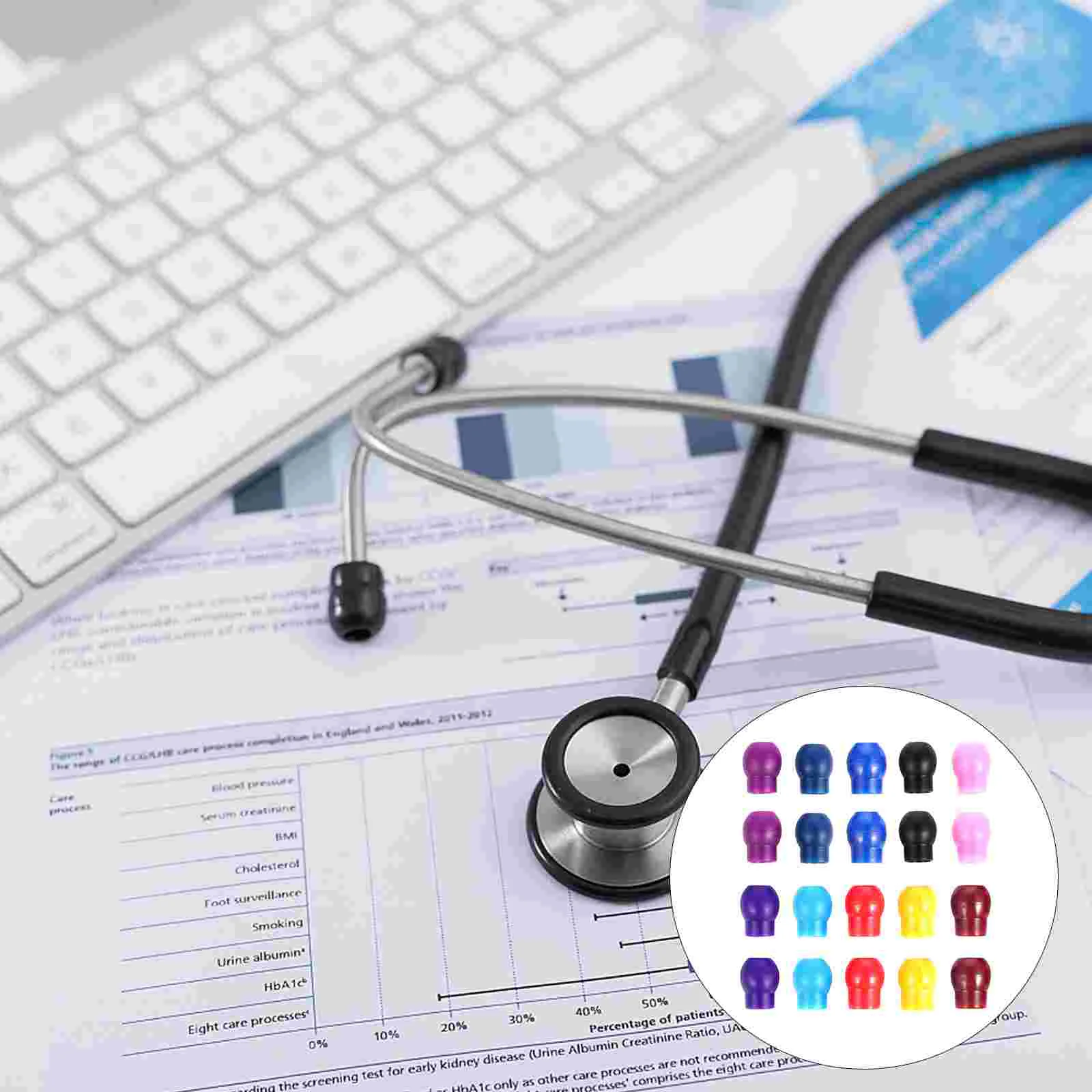 

Stethoscope Ear Tips Replacement Pieces Echoscope Plug Tipplugs Accessory Accessories Size Big Buds Silicone Parts Eartips