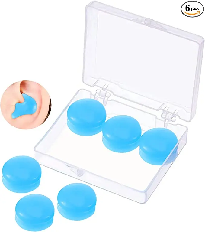 

6 Pieces Sleep Earplugs Swimming Portable Snoring Eartip