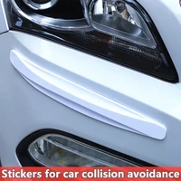 24pc car bumper protector corner guard anti scratch strips sticker protection body protector molding valance chin