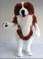 realistic long haired dog mascot costume suits cosplay party clothing ad