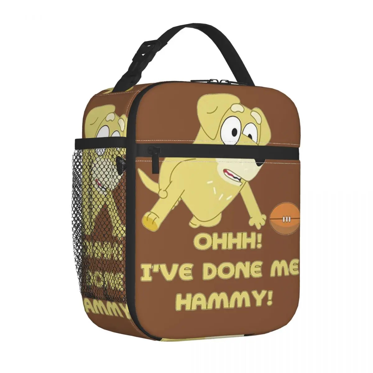 

Я сделал меня, Hammy Blueys, мультяшная изолированная сумка для ланча, герметичный многоразовый термальная сумка, сумка для ланча, для работы на открытом воздухе, для девочек и мальчиков