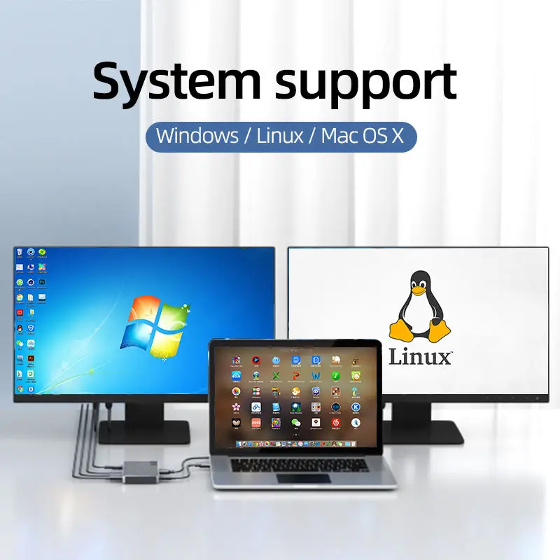 4-в-1 USB4.0-концентратор Thunderbolt 3 с ультрафункциями 40 Гбит/с быстрая скорость