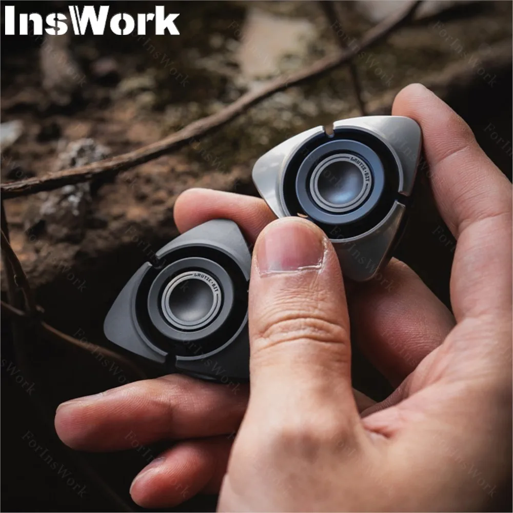 Фото LAUTIE BIT04 три листа Спиннер для украшения стола Finger Spinner крутой гаджет офисный стол игрушки №4