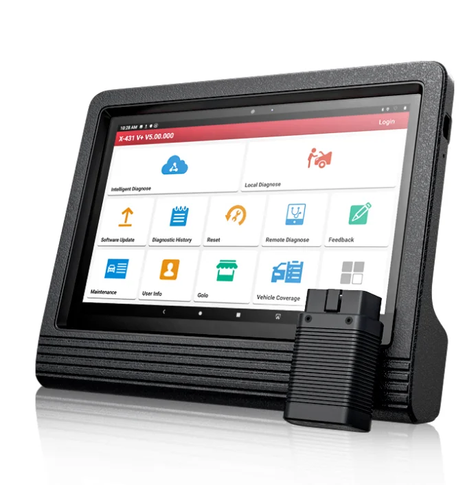 Оригинальный Автомобильный диагностический сканер с большим экраном X431V + 10 1&quot