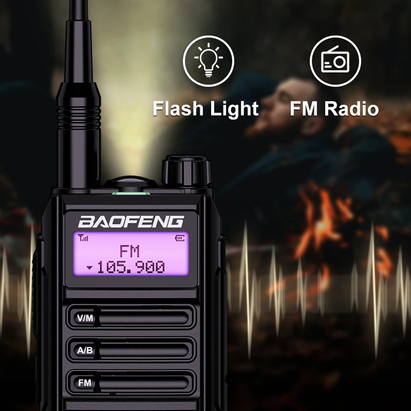 Baofeng New UV-16 Max Professional Walkie Talkie High Power Dual Band 2 Way CB Ham Waterproof Radio USB Charger Upgrade UV82 PRO |
