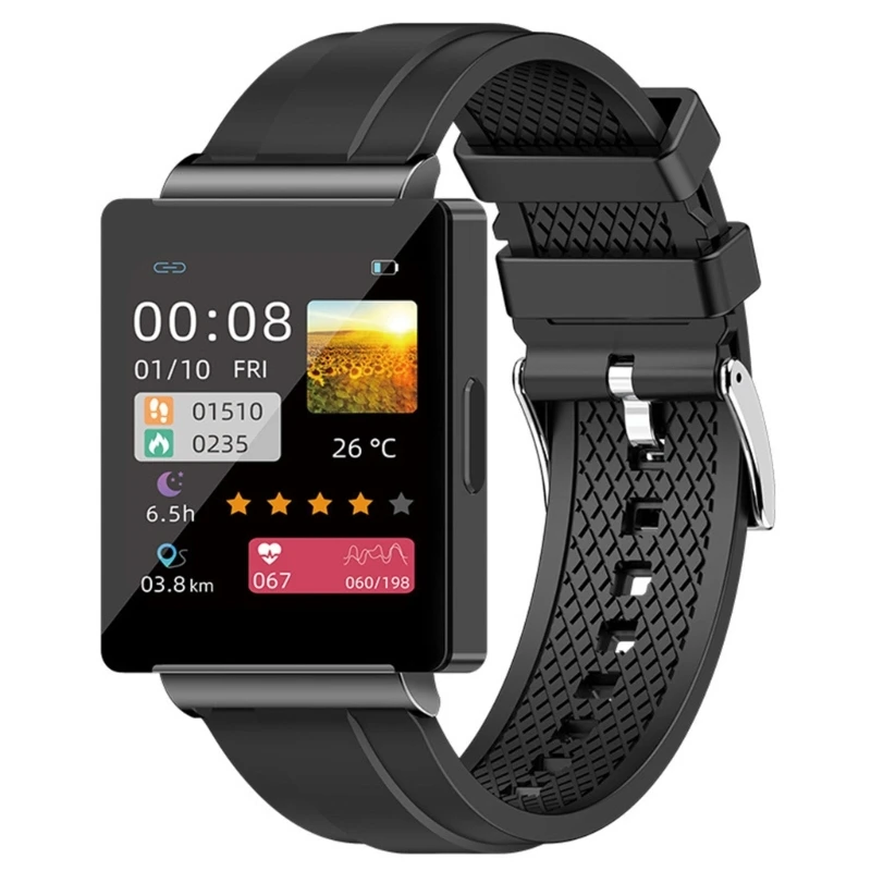 

Sportswatch Bracelet Blood Pressure Heart Rate Monitoring Support Android-iOS