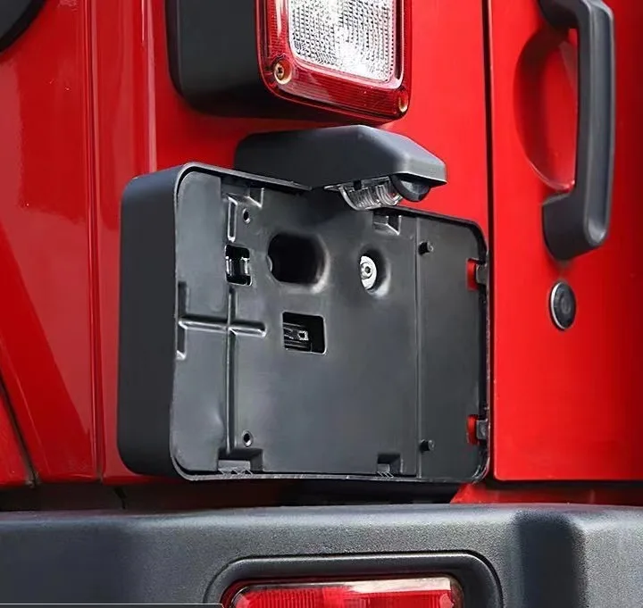 Рамка-держатель для заднего номерного знака автомобиля со стандартным монтажным