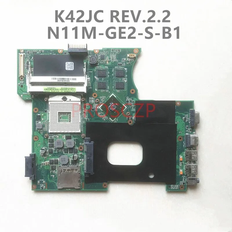 Высококачественная материнская плата для ноутбука ASUS K42J K42JC REV.2.2 N11M-GE2-S-B1 GT310M GPU HM55
