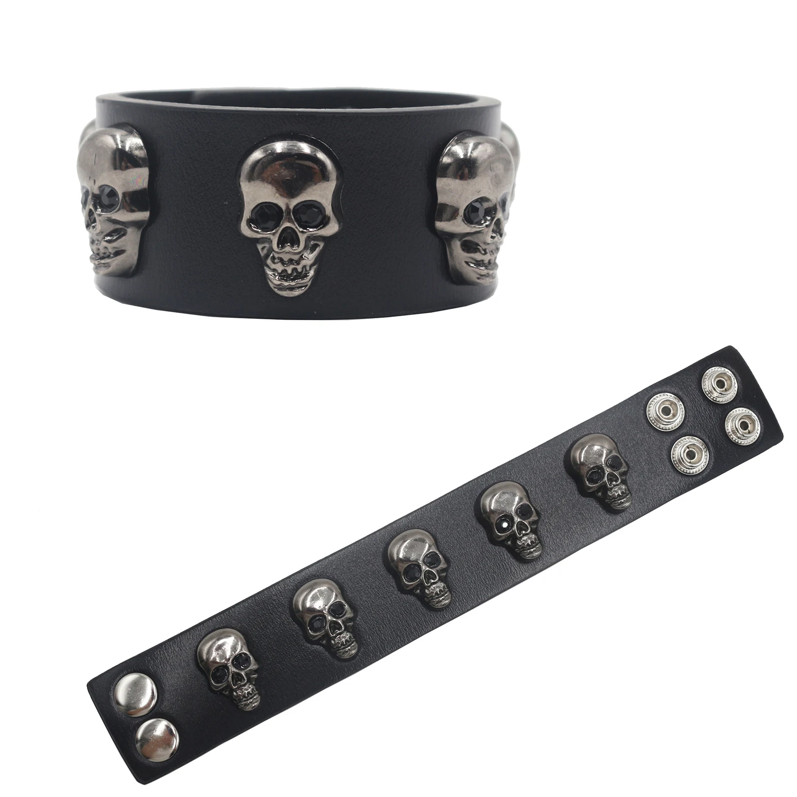 Новый уникальный оригинальный браслет из воловьей кожи в стиле панк с заклепками