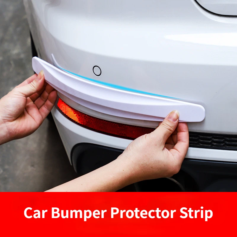 Купи Car Bumper Protector Strip Guard Corner Protection Strips Anti-Scratch Protector Crash Blade Anti-collision Auto Accessories за 451 рублей в магазине AliExpress