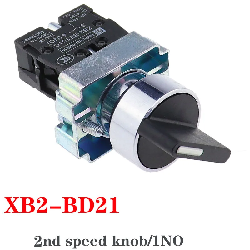 

Переключатель кнопочный самовозвратный XB2
