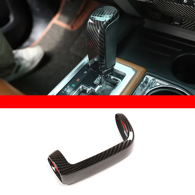 

Для 2014-2021 Toyota Tundra ABS углеродное волокно центральное управление автомобиля декоративная панель интерьерная полоса наклейка аксессуары для интерьера
