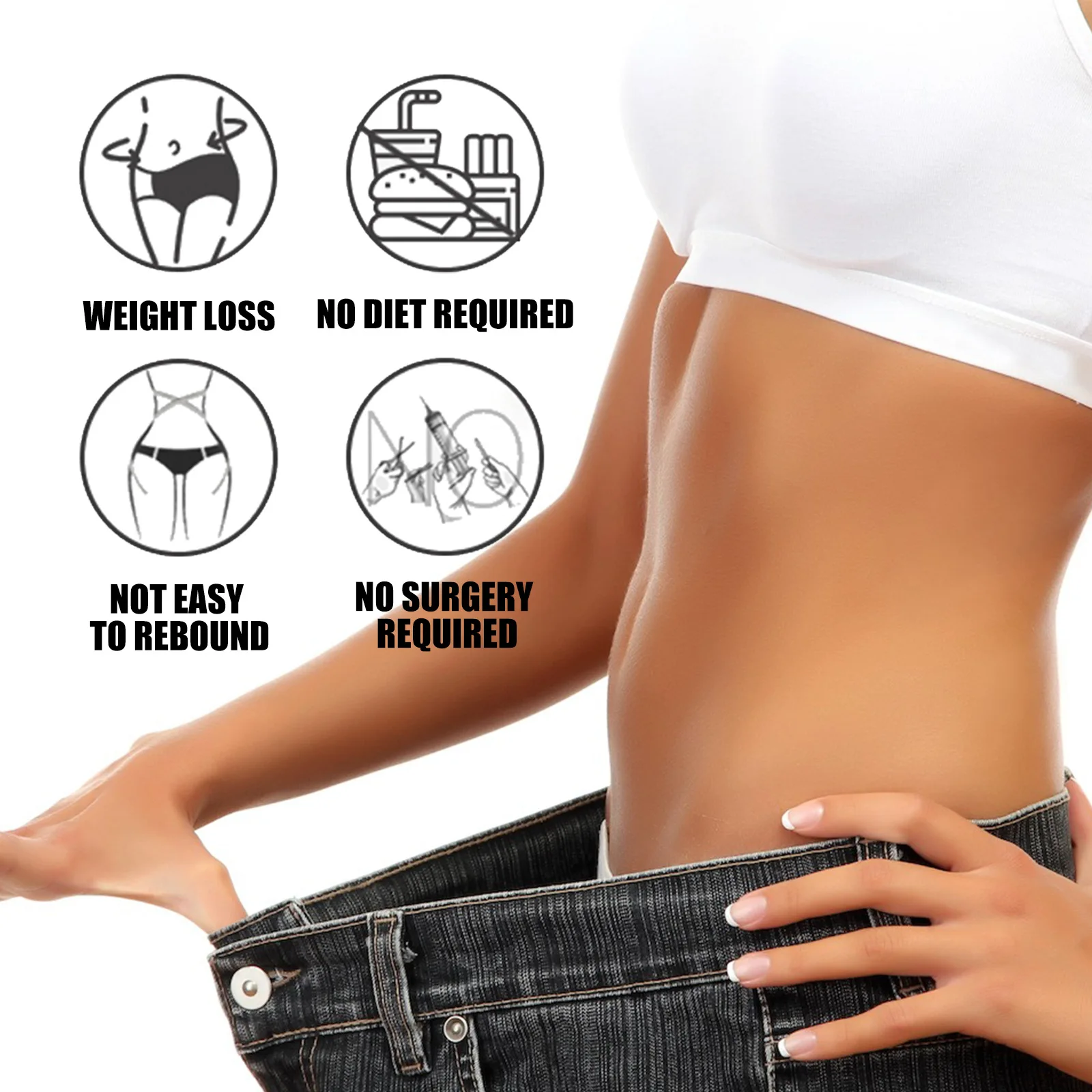 Jaysuing S-образный пластырь для коррекции фигуры унисекс антицеллюлитный похудения