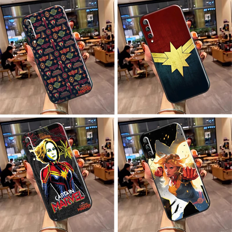 

Avengers Captain Marvel Phone Case For Huawei Y9 Y7 Prime 2019 Y9a Y9s Y9 Y8s Y7 Y6 Y6P Y7P Y8P Shockproof TPU Soft Carcasa