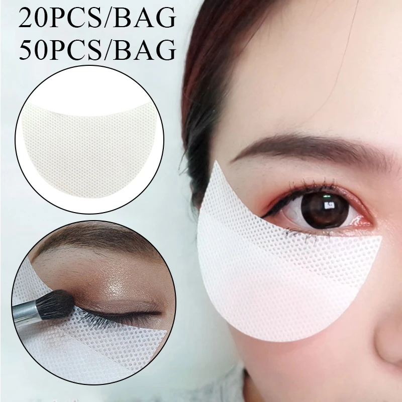 

20/50/100pcs Disposable Eyeliner Under Eye Patches Shield Eyeshadow Shields Eyelash Extensions Pads Protect Pad Lint Free Patch