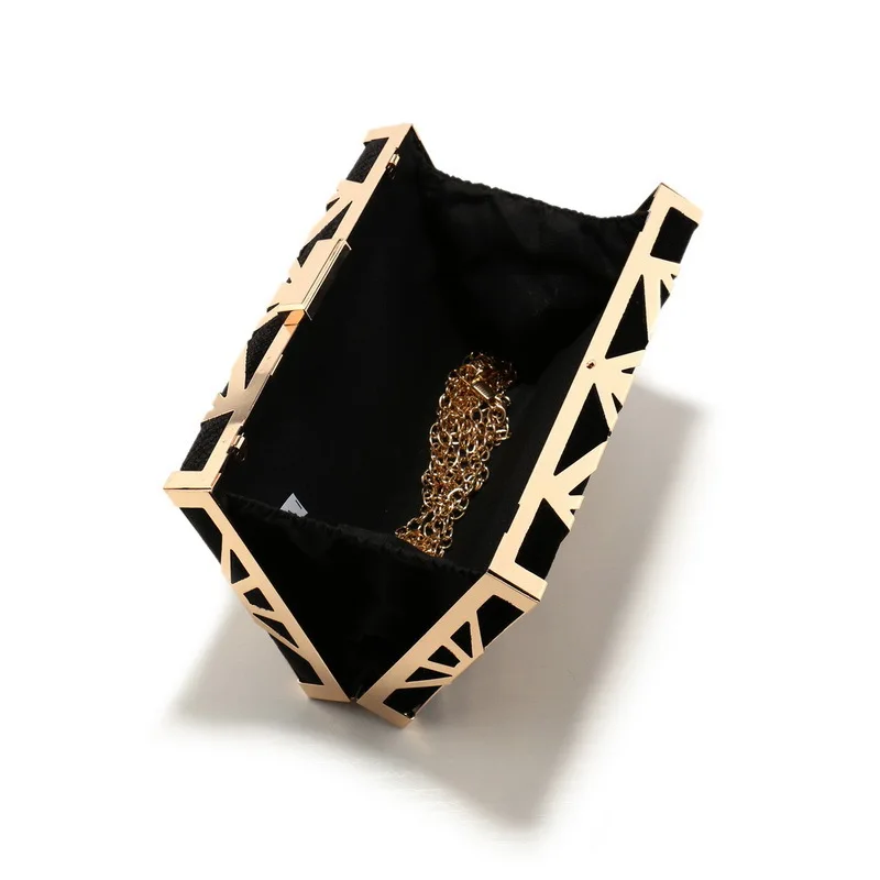 Современная модная банкетная сумка для женщин металлические светские вечерние