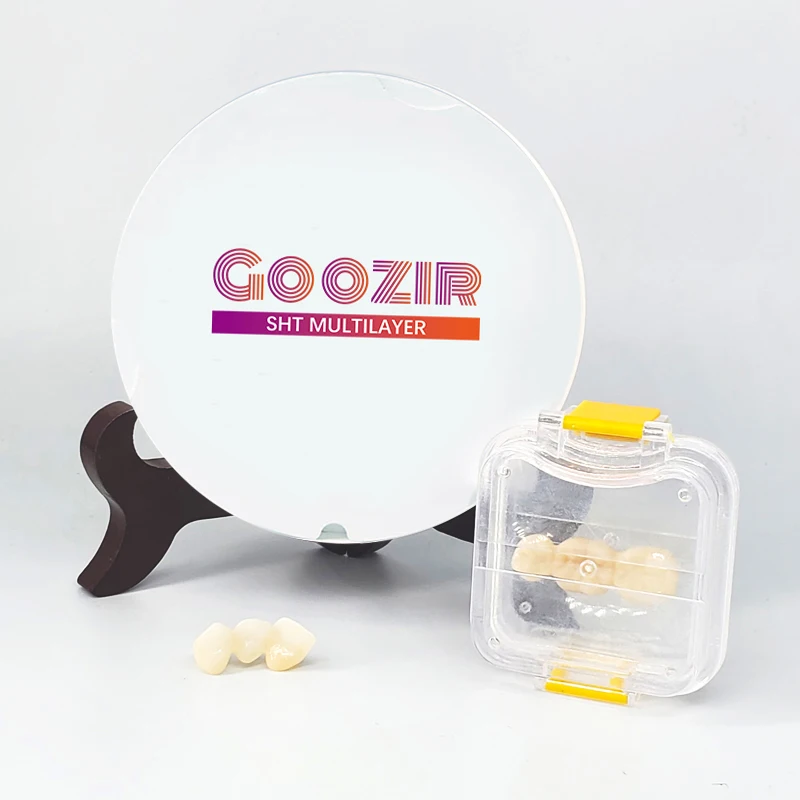 GOOZIR 95mm SHT multilayer Ceramic Material Dental Zirconia Disc for CAD CAM System