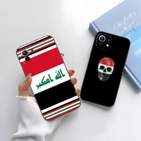 iraq flag phone case for xiaomi 12 5g civi 11 10 9 i s t pro youth ultra mi11 x se mix4 11i 12pro funda shell cover