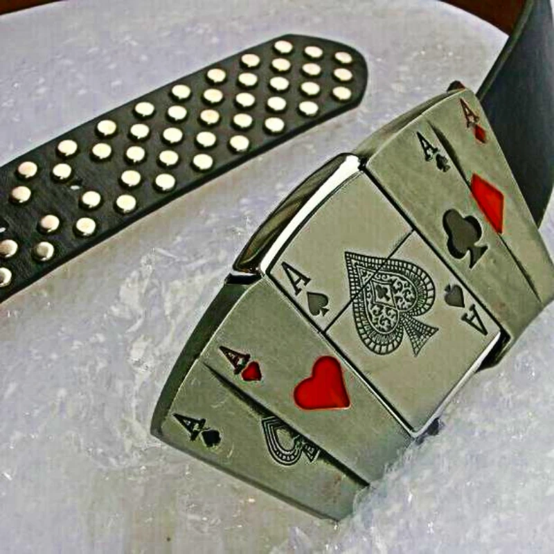 Оригинальные мужские и женские заклепки в стиле хип-хоп ремень AAAA с большой