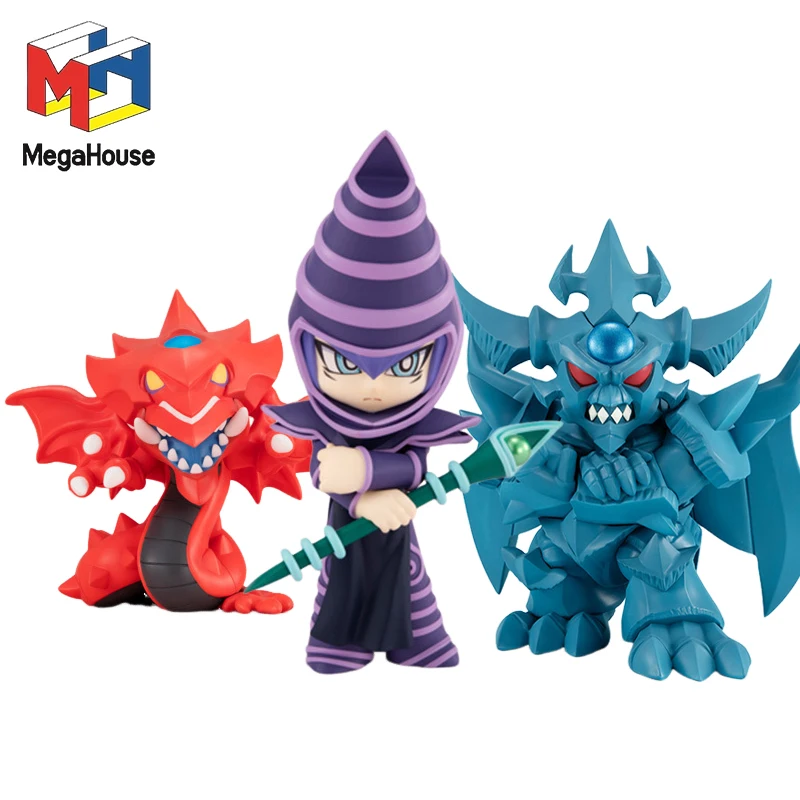 Оригинальный MegaHouse MEGATOON Yu-Gi-Oh! Обелиск наставник черный волшебник слизер небо