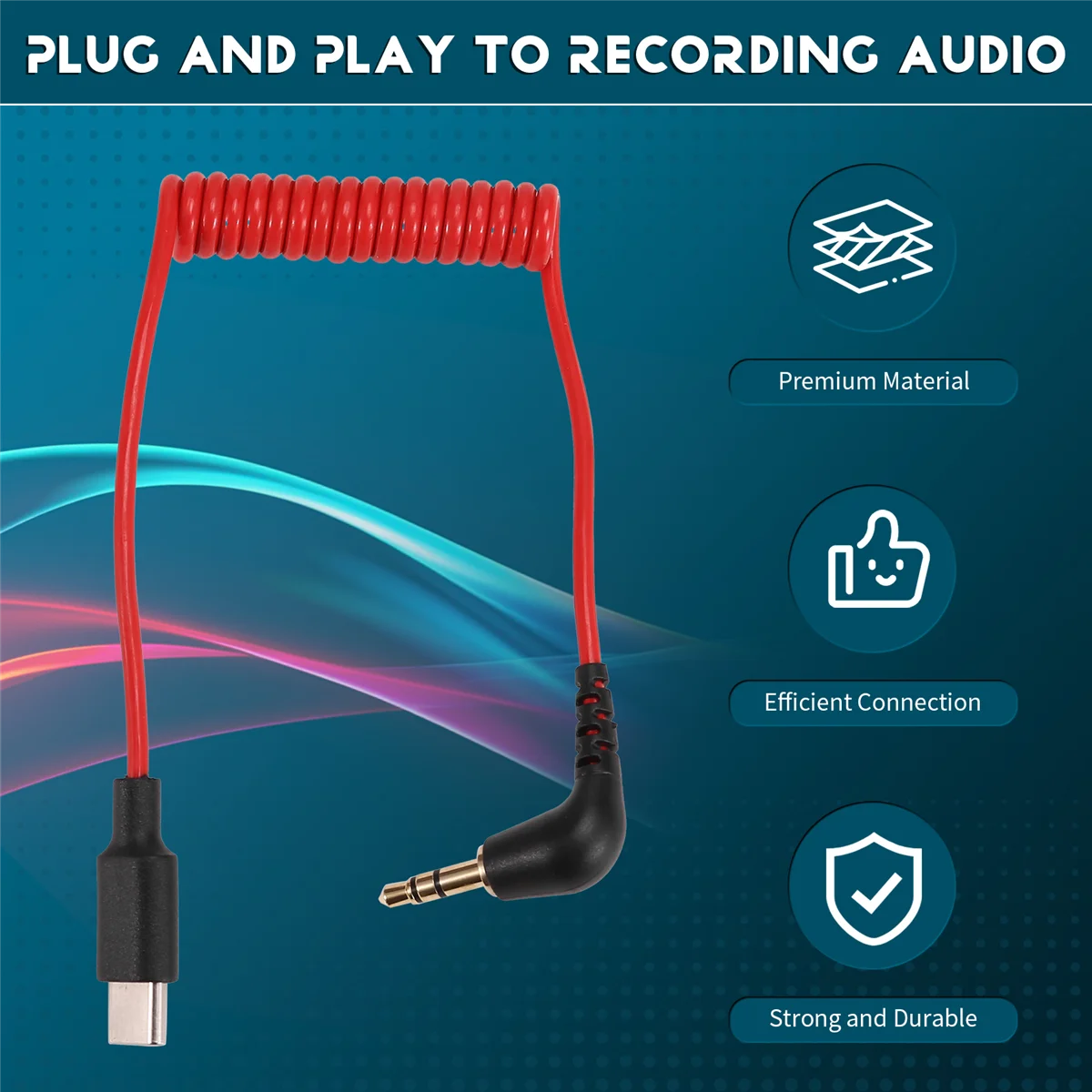 Кабель Type-C на 3 5 мм для RODE Wireless Go II